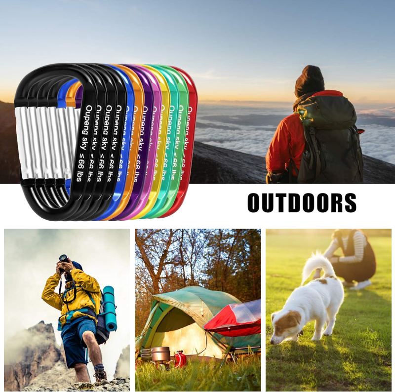 Aluminum Carabeaner Key Clip