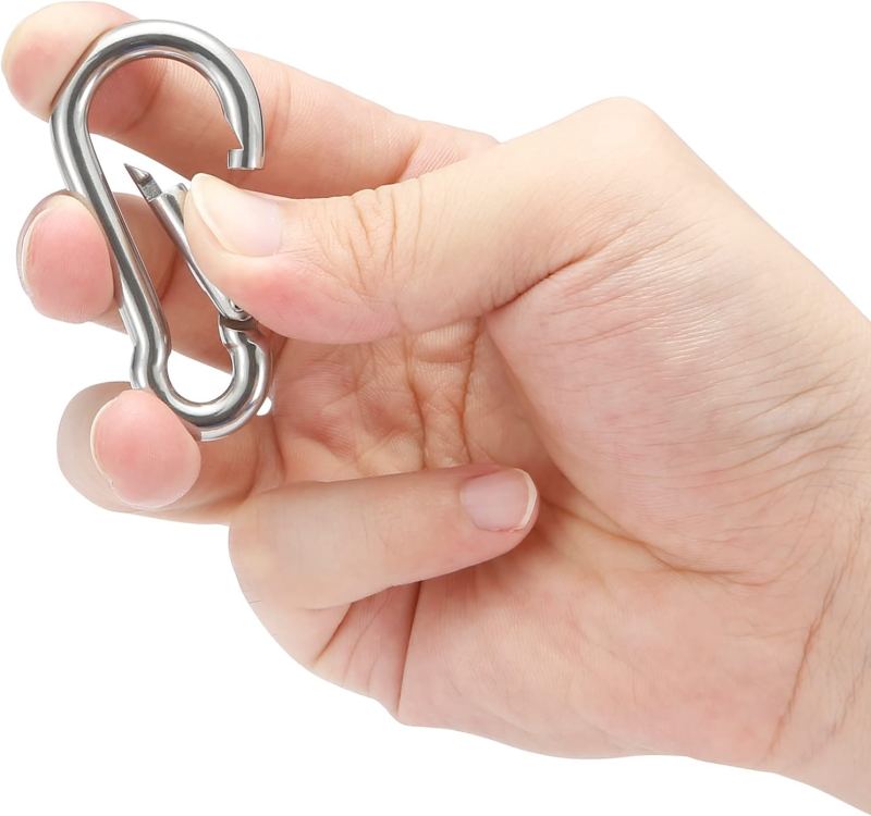 Stainless Steel Spring Snap Hook Carabiner