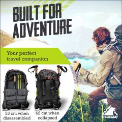 Collapsible Hiking Poles for Backpacking Gear