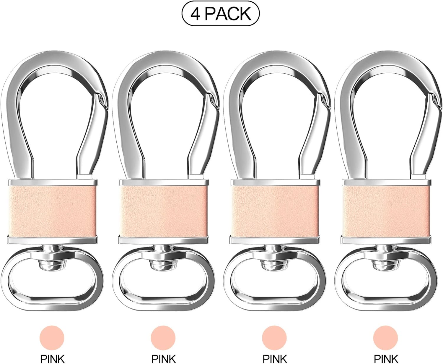 Metal Carabiner Keychain Key Clip Hook