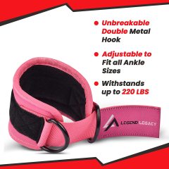 Gym Ankle Cuff for kickbacks