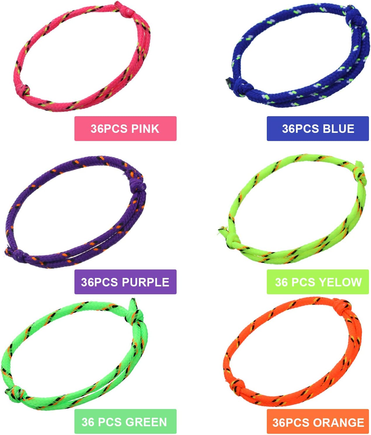 Adjustable Paracord Bracelets Rope