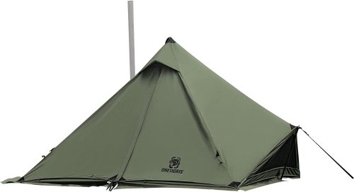 Teepee Hot Tent with Snow Skirt