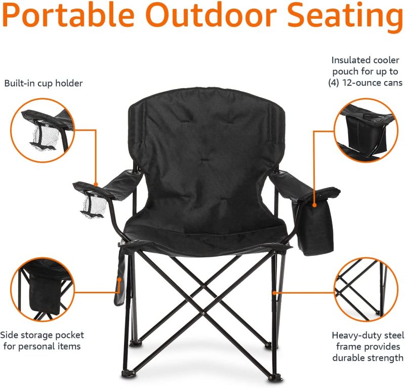 Folding Padded Outdoor Camping Chair