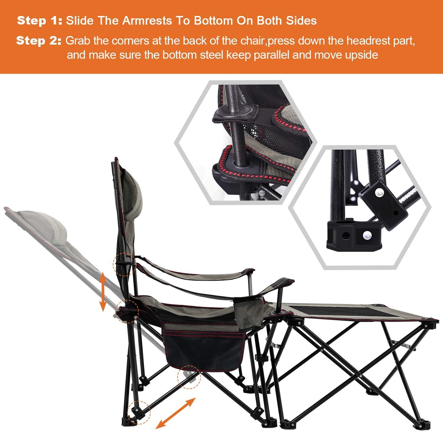 Folding Chaise Lounge Chair
