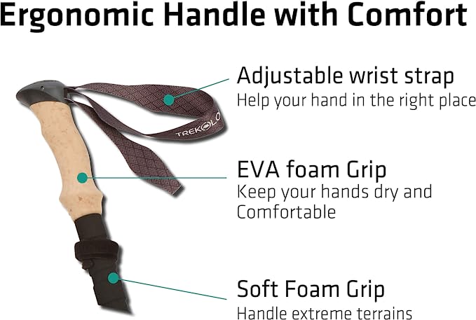 Collapsible Hiking Poles Walking Sticks