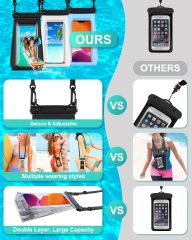Large Capacity Waterproof Phone Pouch Floating