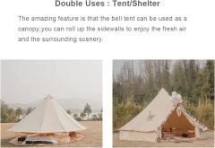 Bell Tent with Top Stove Jack