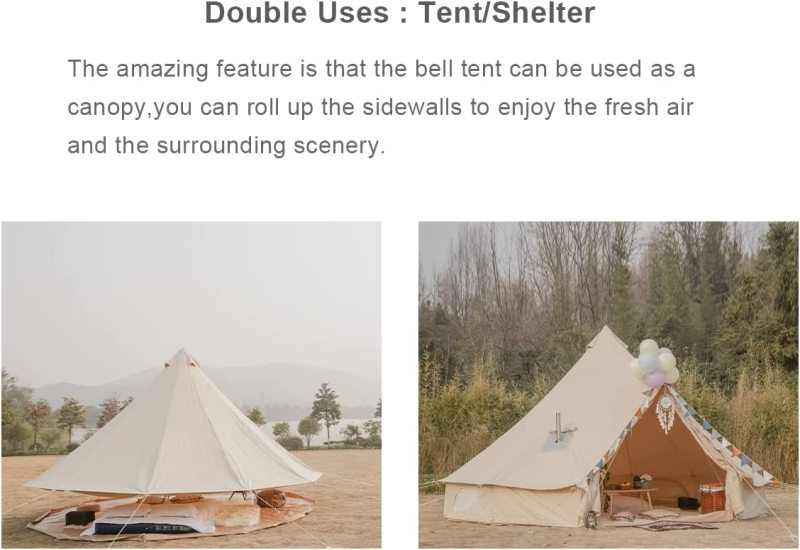 Bell Tent with Top Stove Jack