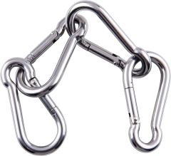 Stainless Steel Spring Snap Hook Carabiner