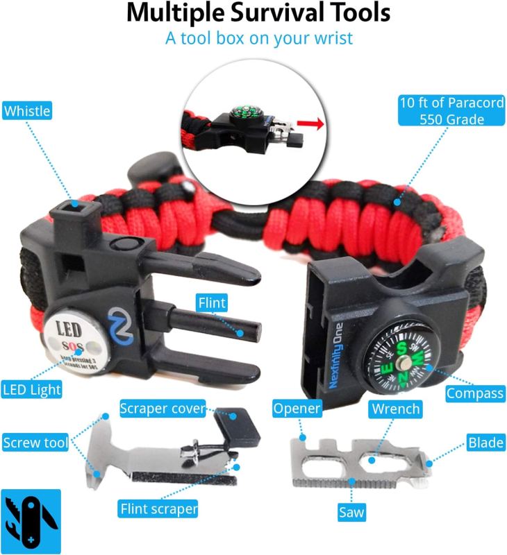 Survival Paracord Bracelet