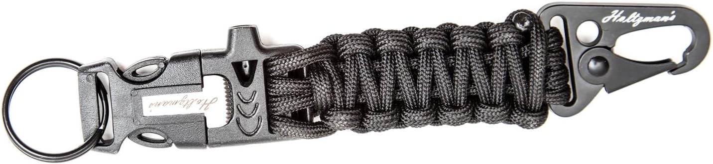 Paracord Keychain with Carabiner for Camping