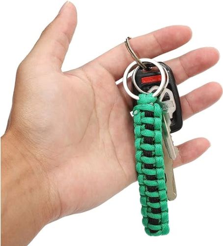 Paracord Keychain with Split Rings