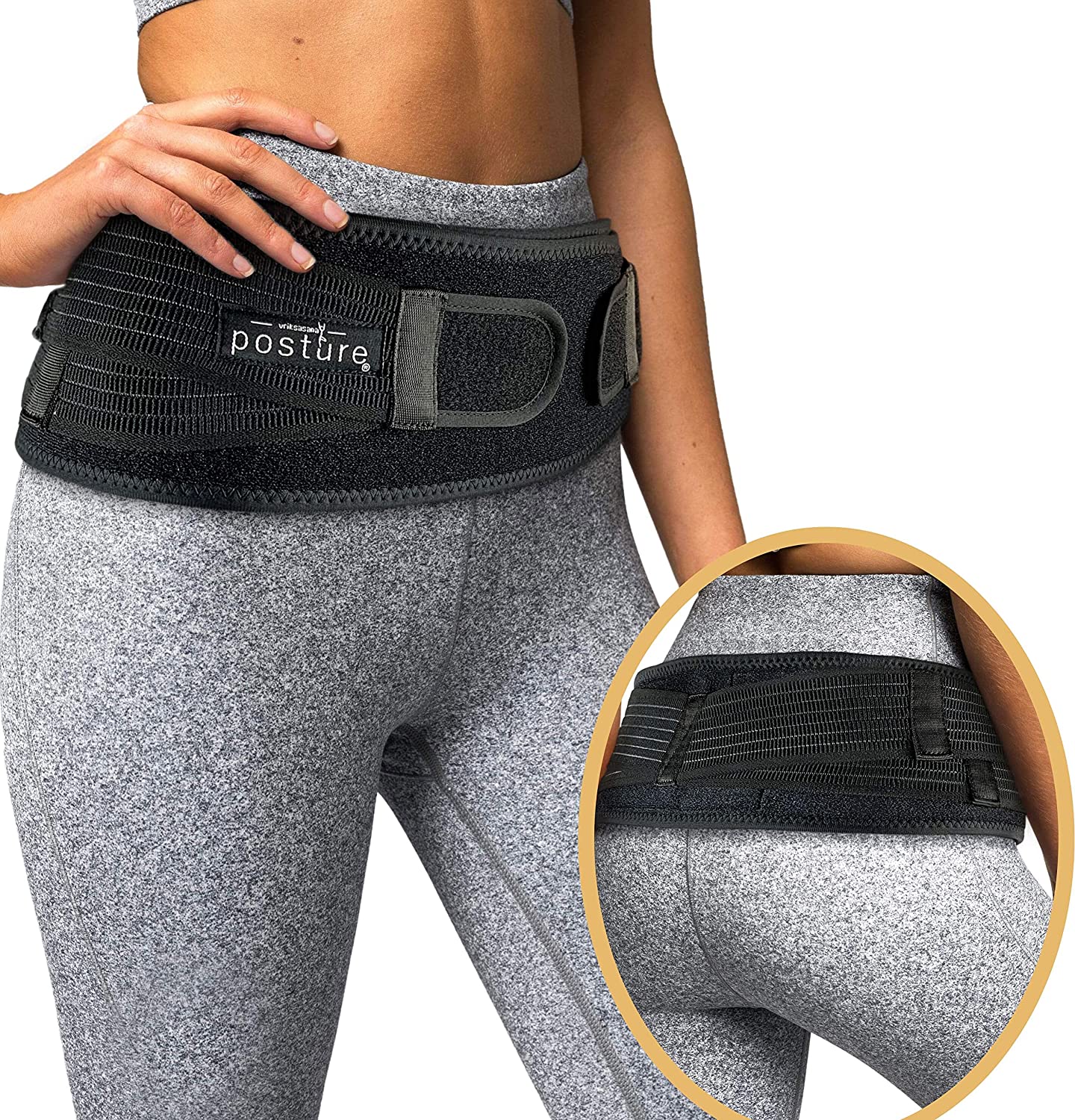 Sacroiliac Hip Belt for Women and Men