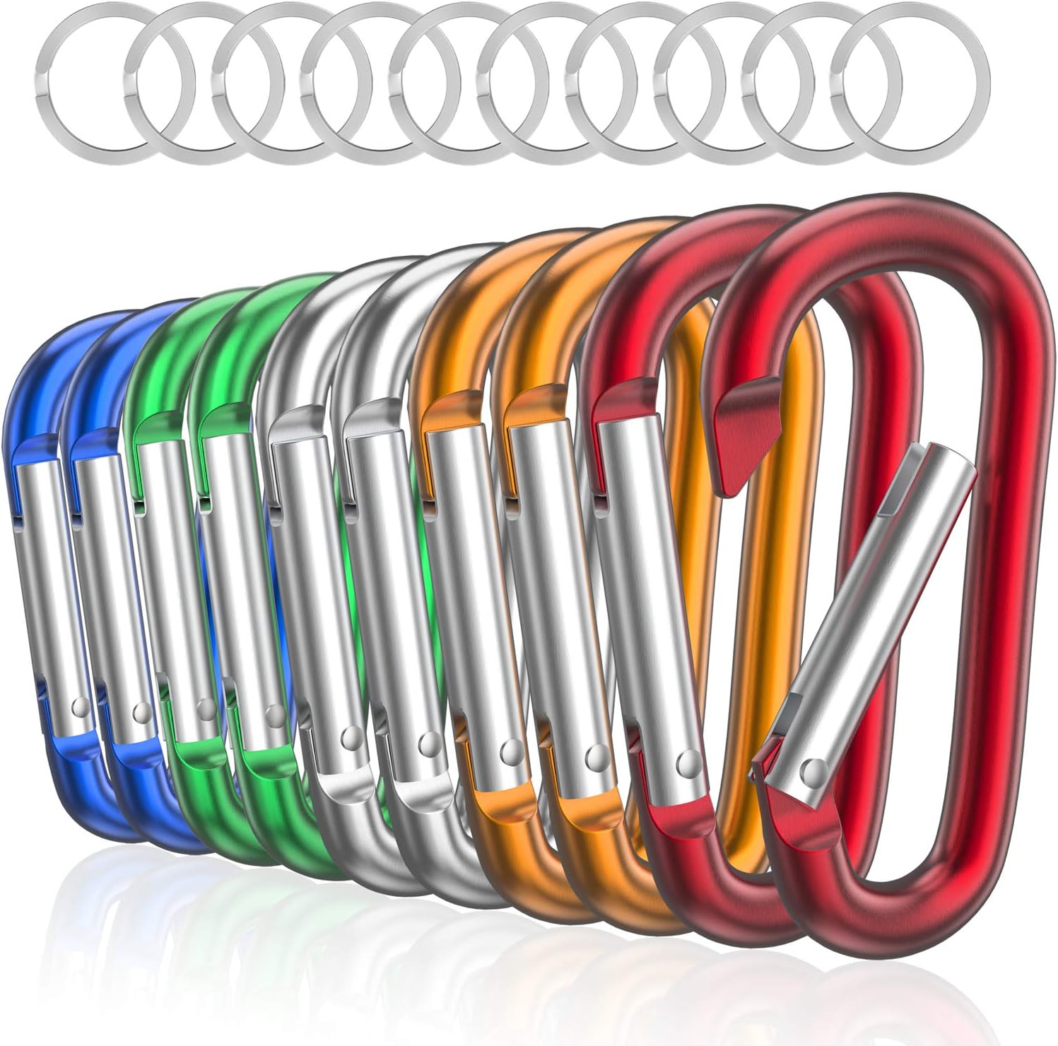Aluminum Carabiner D Ring