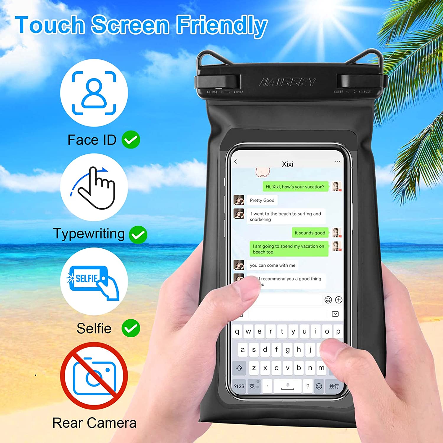 Large Capacity Waterproof Phone Pouch Floating
