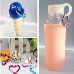 Fish Bone Shape Keychain Clips Mini Carabiner