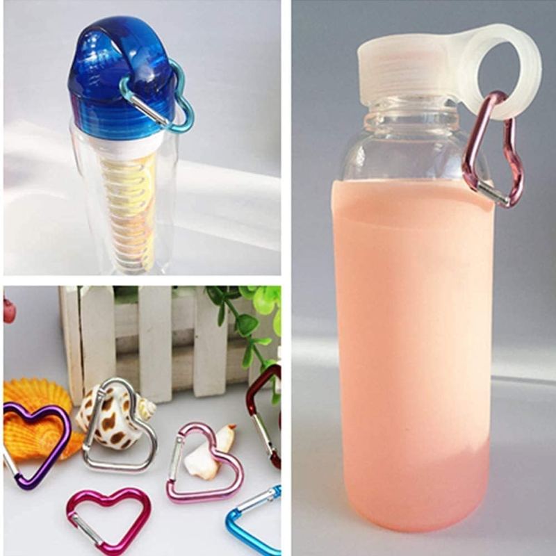 Fish Bone Shape Keychain Clips Mini Carabiner