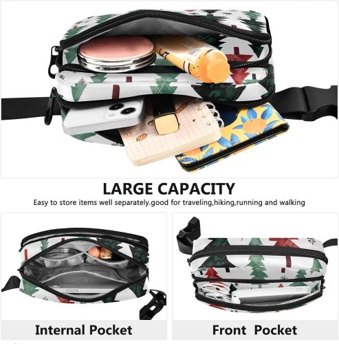 Christmas Tree Fanny Packs for Women