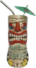 Hawaiian Party Drinkware Cocktail Tiki Mugs