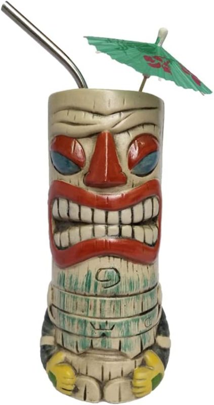 Hawaiian Party Drinkware Cocktail Tiki Mugs