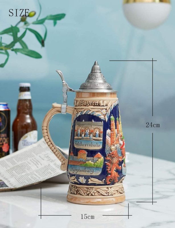 German Beer Stein Mug