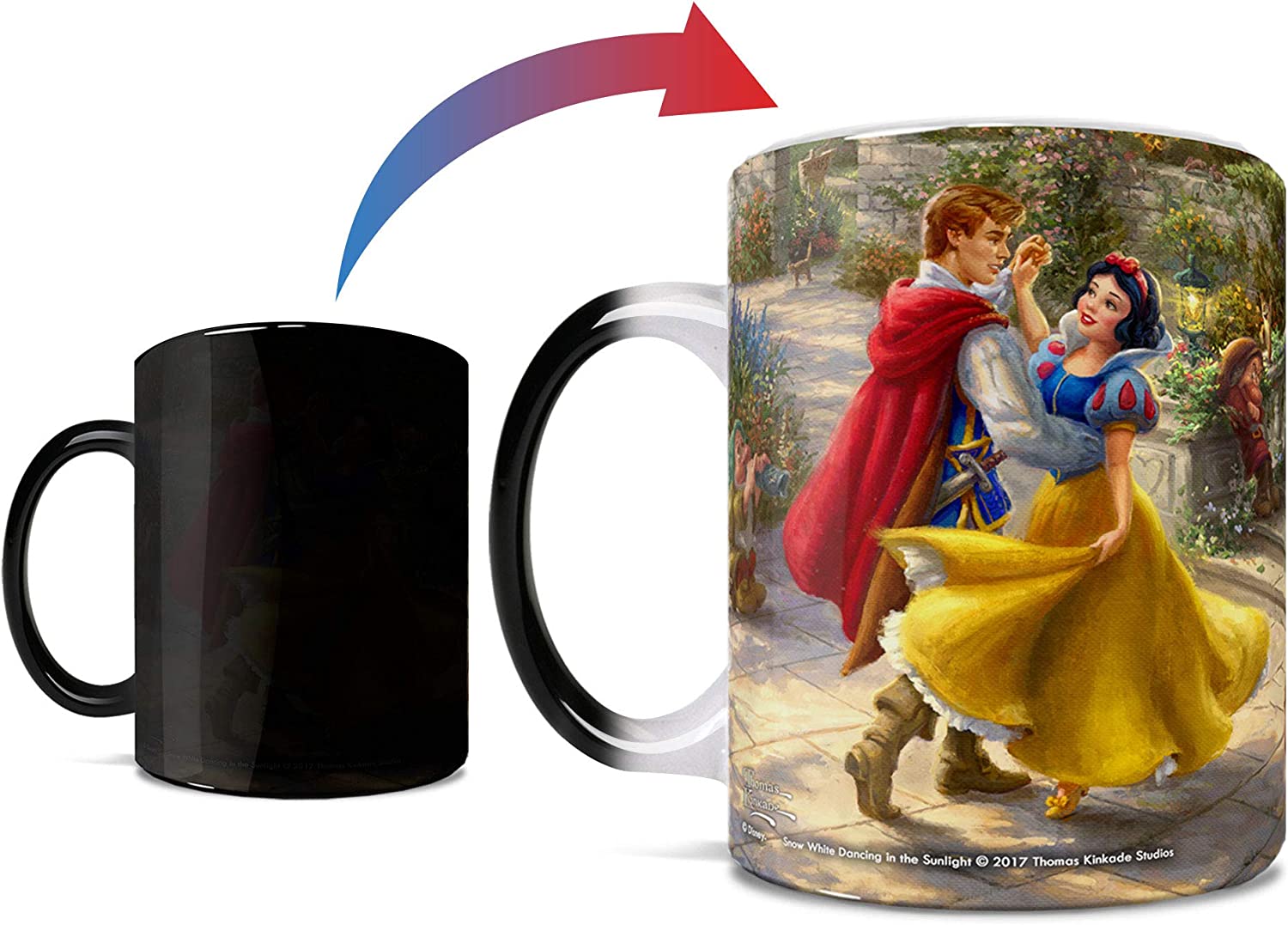 Snow White Heat Changing Mugs
