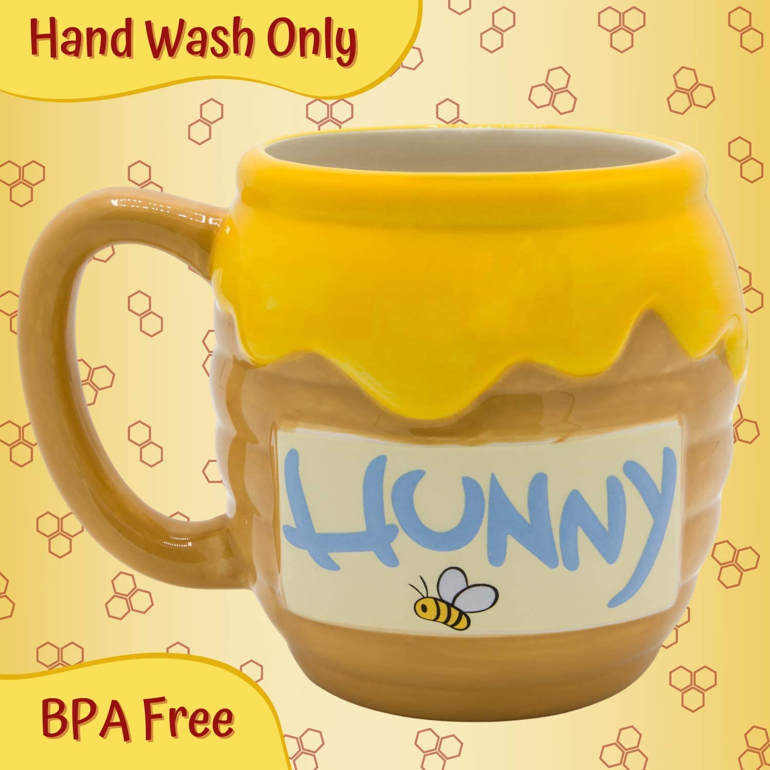 Ceramic 3D Sculpted Coffee Mug