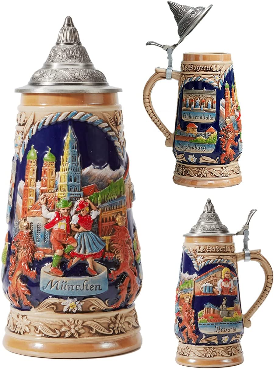 German Beer Stein Mug