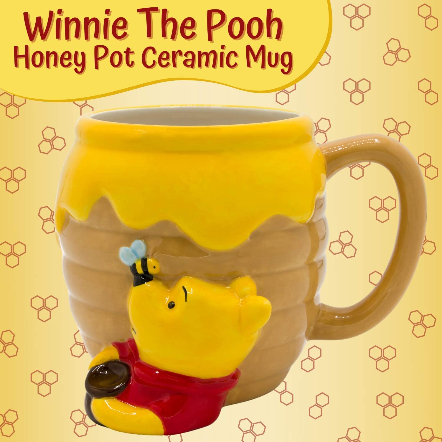 Ceramic 3D Sculpted Coffee Mug