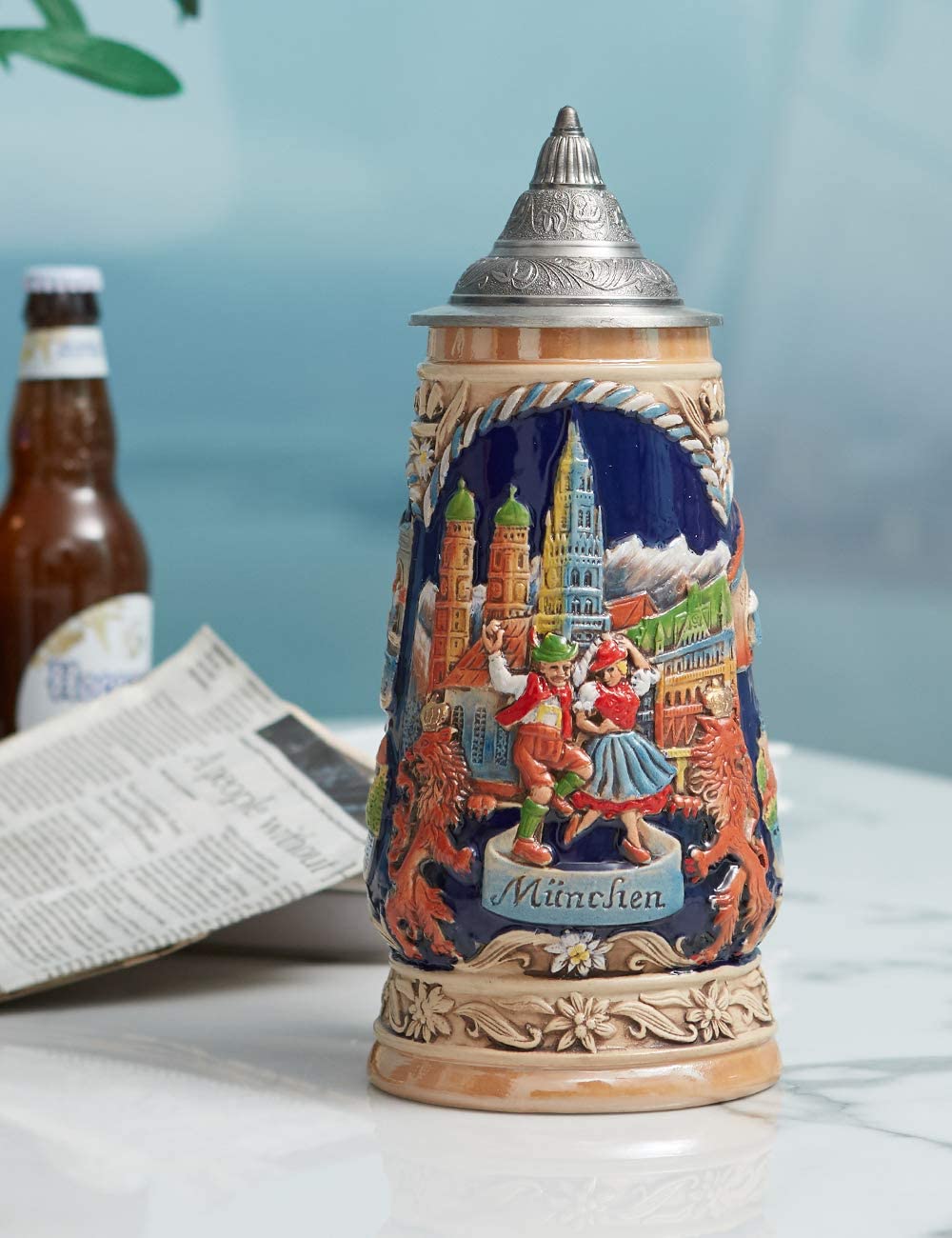 German Beer Stein Mug
