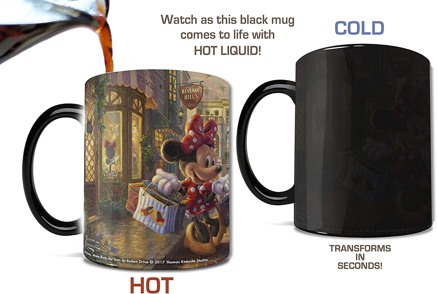 Morphing Mugs Color Changing Heat Sensitive Ceramic Mug
