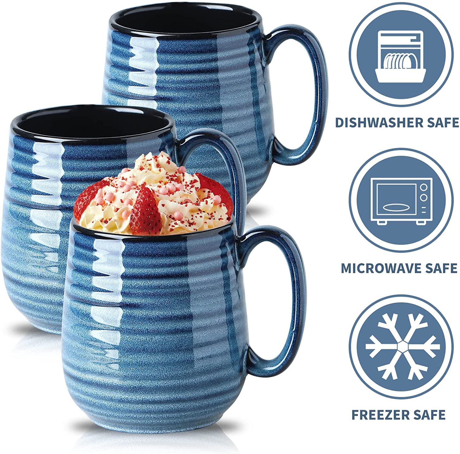 Ceramic Coffee Cups for Office and Camping