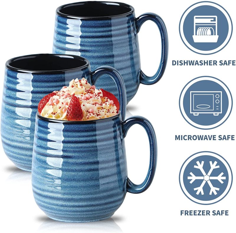 Ceramic Coffee Cups for Office and Camping