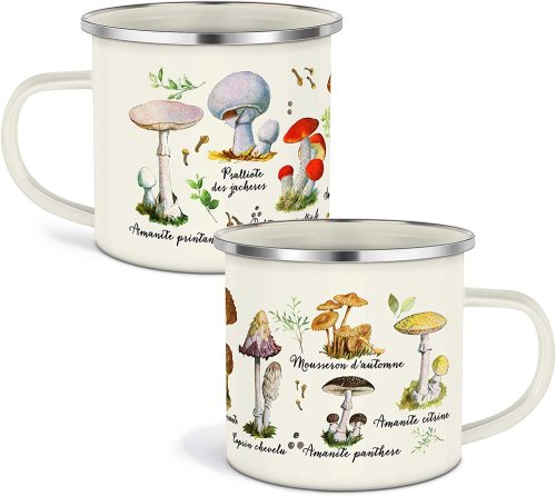 Mushroom Enamel Mug