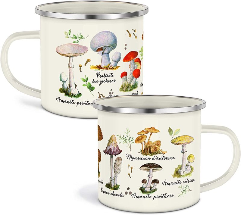 Mushroom Enamel Mug
