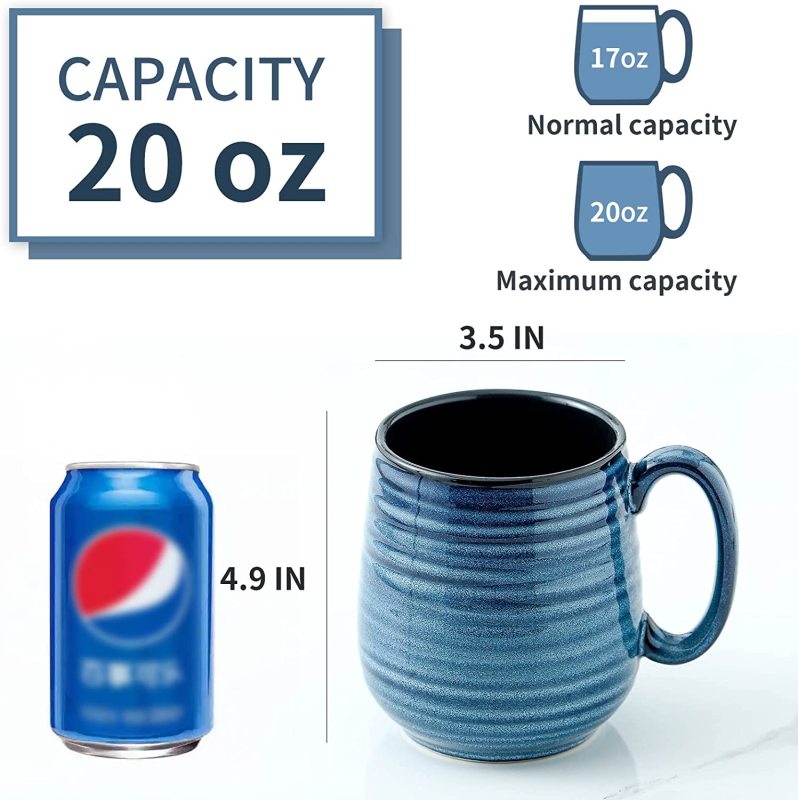 Ceramic Coffee Cups for Office and Camping