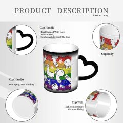 Rainbow Ceramic Drinkware Mug