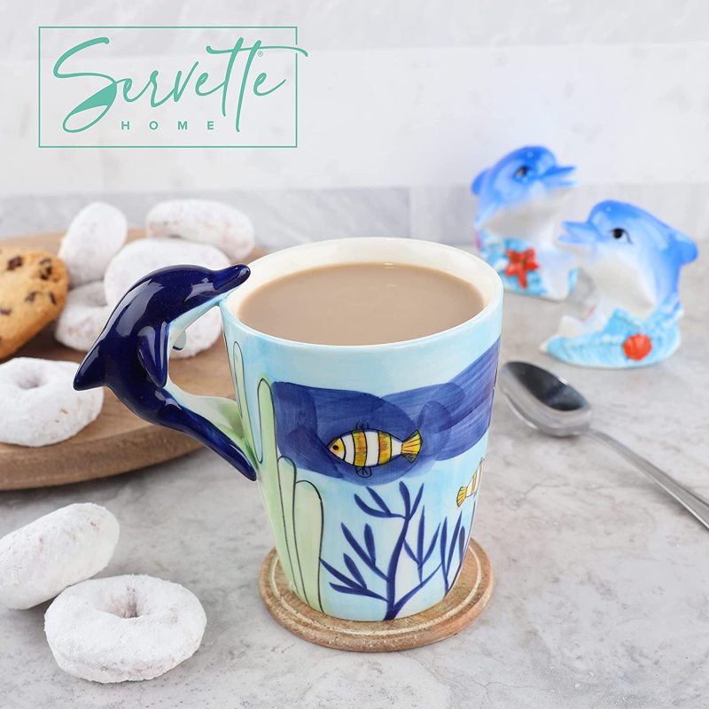 Home 3D Dolphin Coffee Mug
