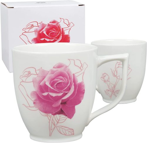 Rose Flower Mug Gifts for Women