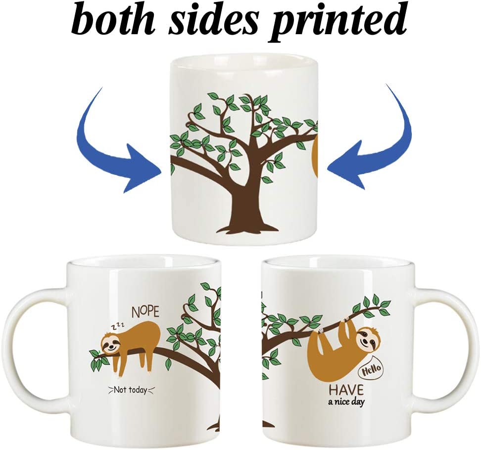 Funny Novelty sloth coffee mug