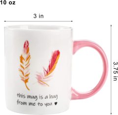 Pink Handle Ceramic Mug