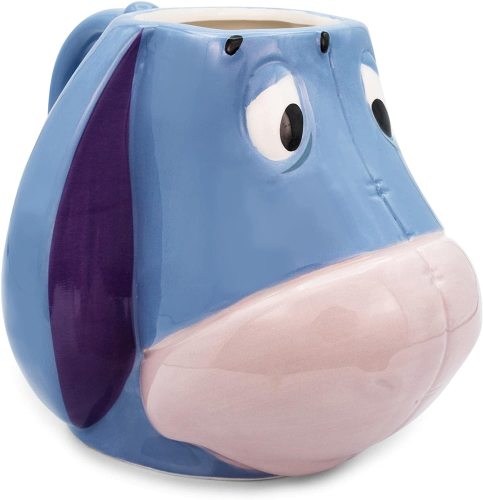 the Pooh Eeyore Face Ceramic 3D Sculpted Mug
