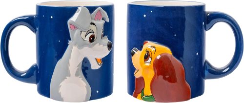 Lady and the Tramp 2 Pack Ceramic 3D Sculpted Mug