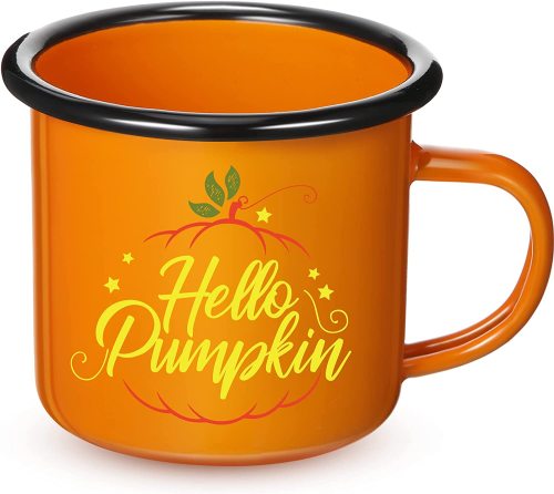 Hello Pumpkin Enamel Mug