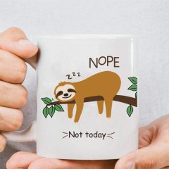 Funny Novelty sloth coffee mug