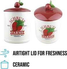The Office Schrute Farms Est. 1812 Large Canister Ceramic Mug