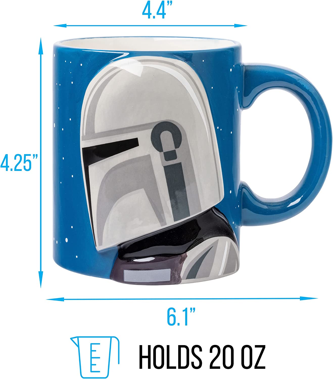 Star Wars Mandalorian and the Child 3D Sculpted Mug