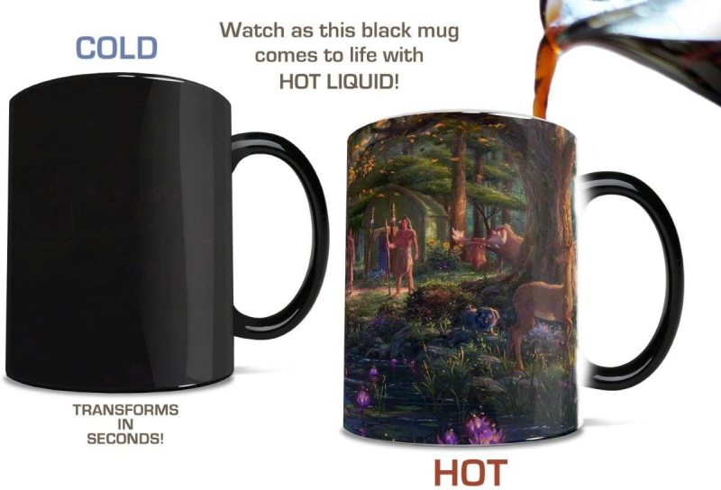 Thomas Kinkade Changing Heat Sensitive Ceramic Mug