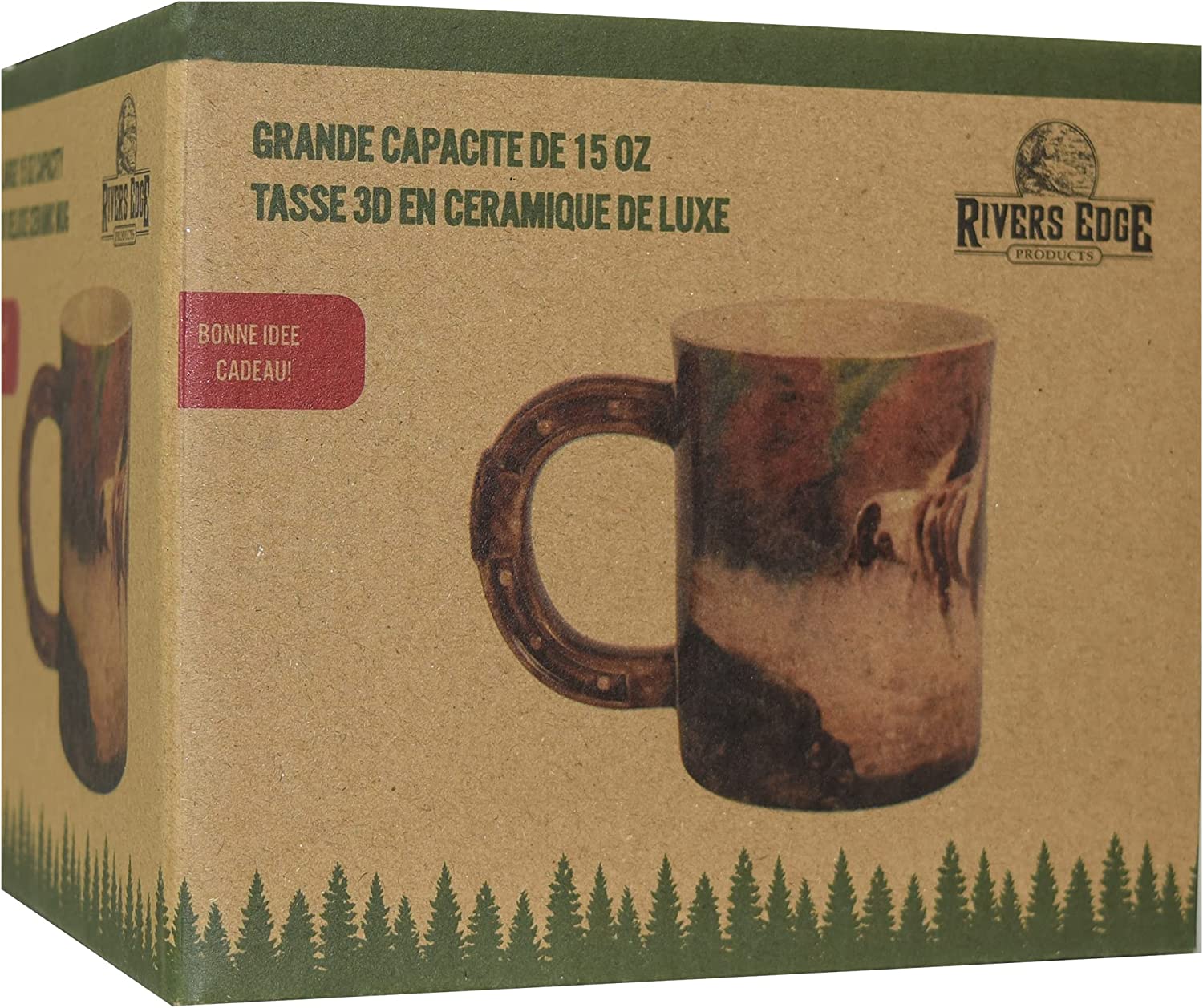 Horse Scene 3D Ceramic Coffee Mug
